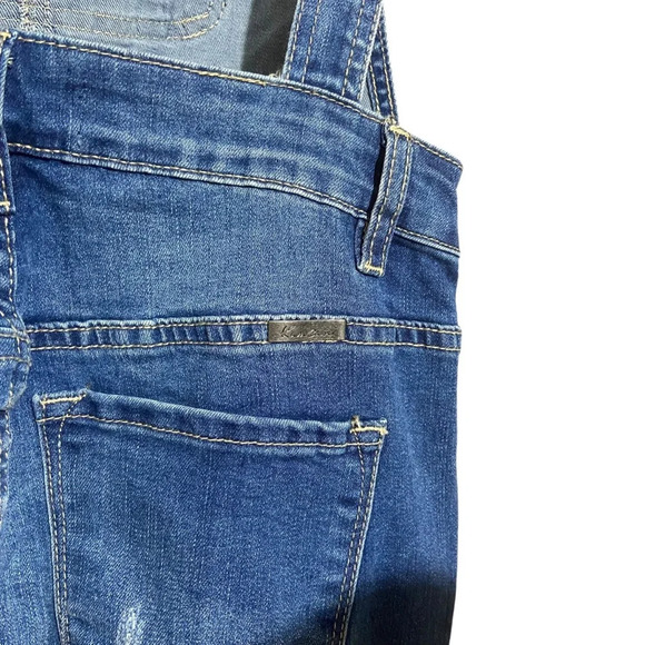 KanCan Cleo-Allie Distressed Denim Overalls KC5088M Size Small - Picture 12 of 14